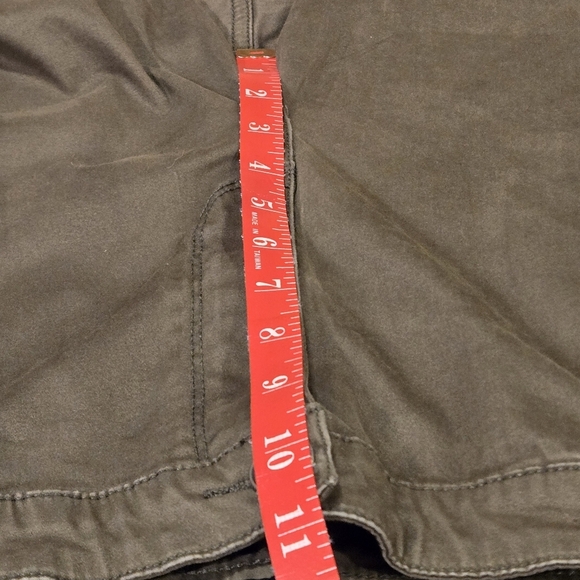 Buffalo David Bitton Pants Olive Midrise Stretch Skinny Ankle Grazer Women 16/36 - Picture 12 of 14